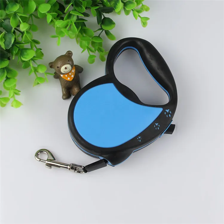 Strong nylon hands free retractable lead pet leash for dogs training walking