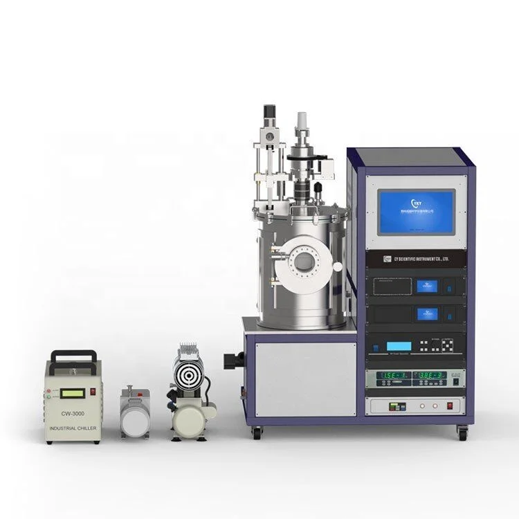 Микроструктура субстрата сверхвысокий вакуумный PVD Металл магнетрон распыление покрытия оборудование