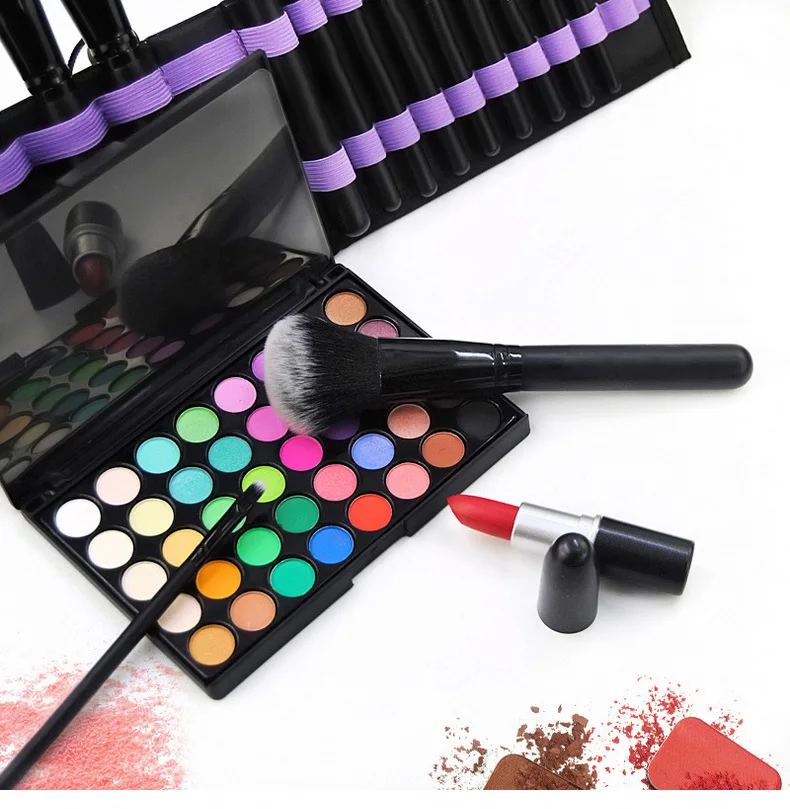 
Wholesale 2020 15pcs Private Label Makeup Brushes Set with Bag 