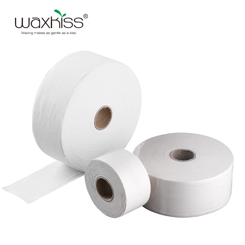 Free sample wholesale  Muslin white/biege wax strips for beauty salon use
