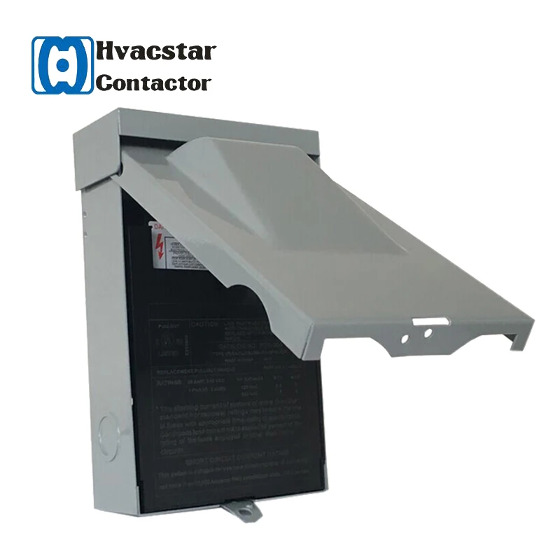 CUL сертификат вентиляции и кондиционирования металлический Pds-30A плавленого 30A 120V/240V рубильник отключения коробка кондиционера