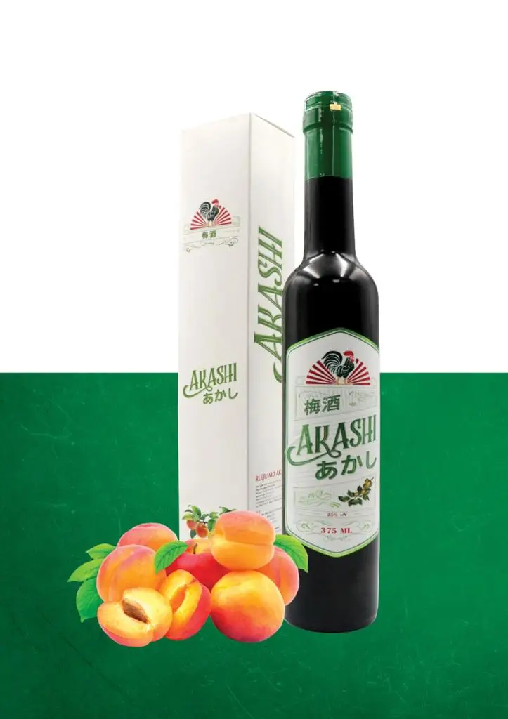 Fruit Wine Beverage Liquor Glass Bottle AKASHI 750ml black sticky rice liquor