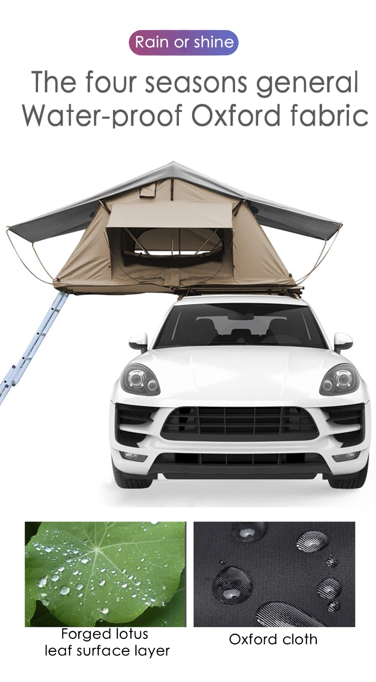 Camping Outdoor Waterproof Large Space Tent Roof For Car Awning Tent
