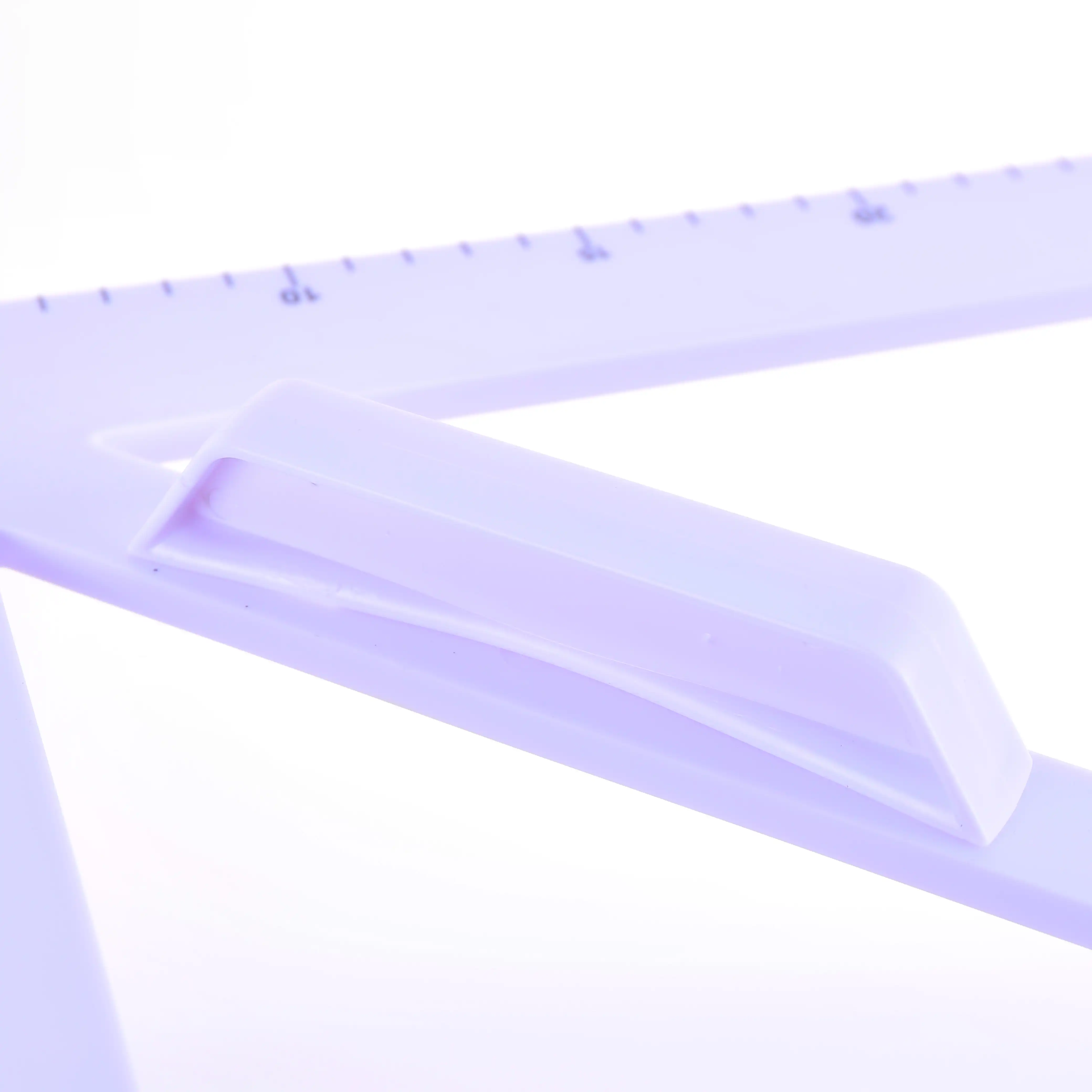 Custom French Fashion Design Patchwork Acrylic Curve Garment Tailor Triangular Scale Ruler Long