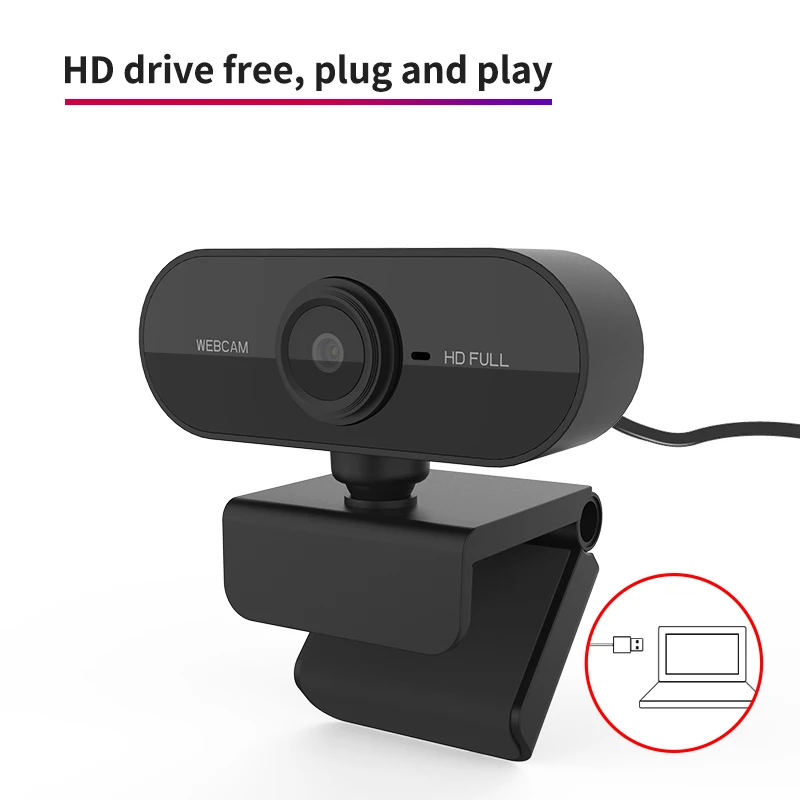 HOT 1080P/2K  Mini web camera PC USB Webcam for Video Conferencing, Recording, and Laptop Studying