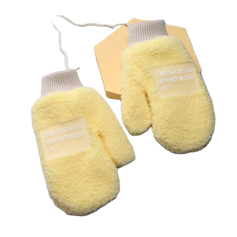 winter women lovely plus fleece windproof warm Japanese students furry neck bag mittens