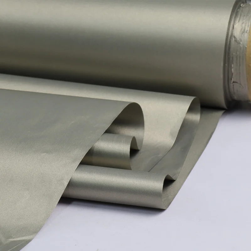 Anti-fouling and anti-oxidation Copper and Nickle Coated Fiber RFID Signal Blocking Fabric EMF Shielding Conductive Fabric Cloth