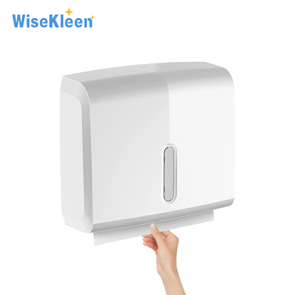 ABS Plastic manual Hand toilet Towel Tissues Dispenser Z Fold Wall mounted Receptacle And Multi Fold Towel Paper Dispensers