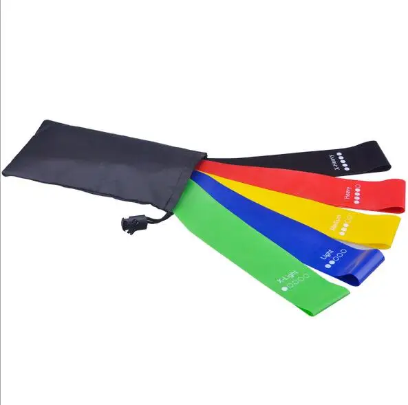 Yoga Stretch Belt High Elastic Bands Latin Dance Rally 8 Word Training Pilates Gym Fitness Exercise Accessories