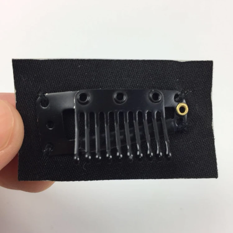 Professional Stainless Steel Wig Clips Toupee Clips Gentlemen Hat Clips With Double Tape