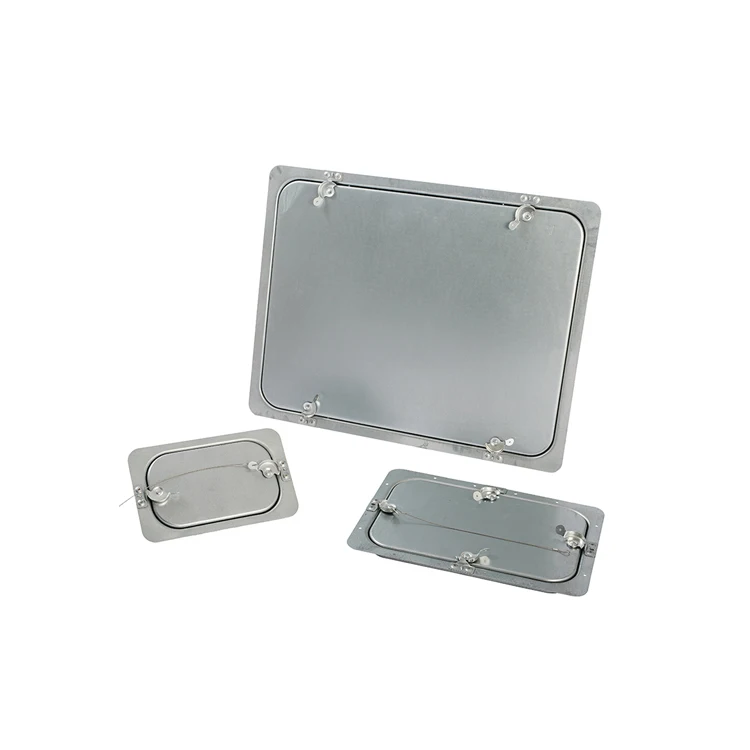 HVAC System Low Leakage PUR rubber gasket Flat Rectangular Duct Access Door