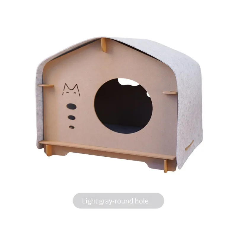 dog kennels pet house wood pet bed detachable and washable pet cages carriers & houses
