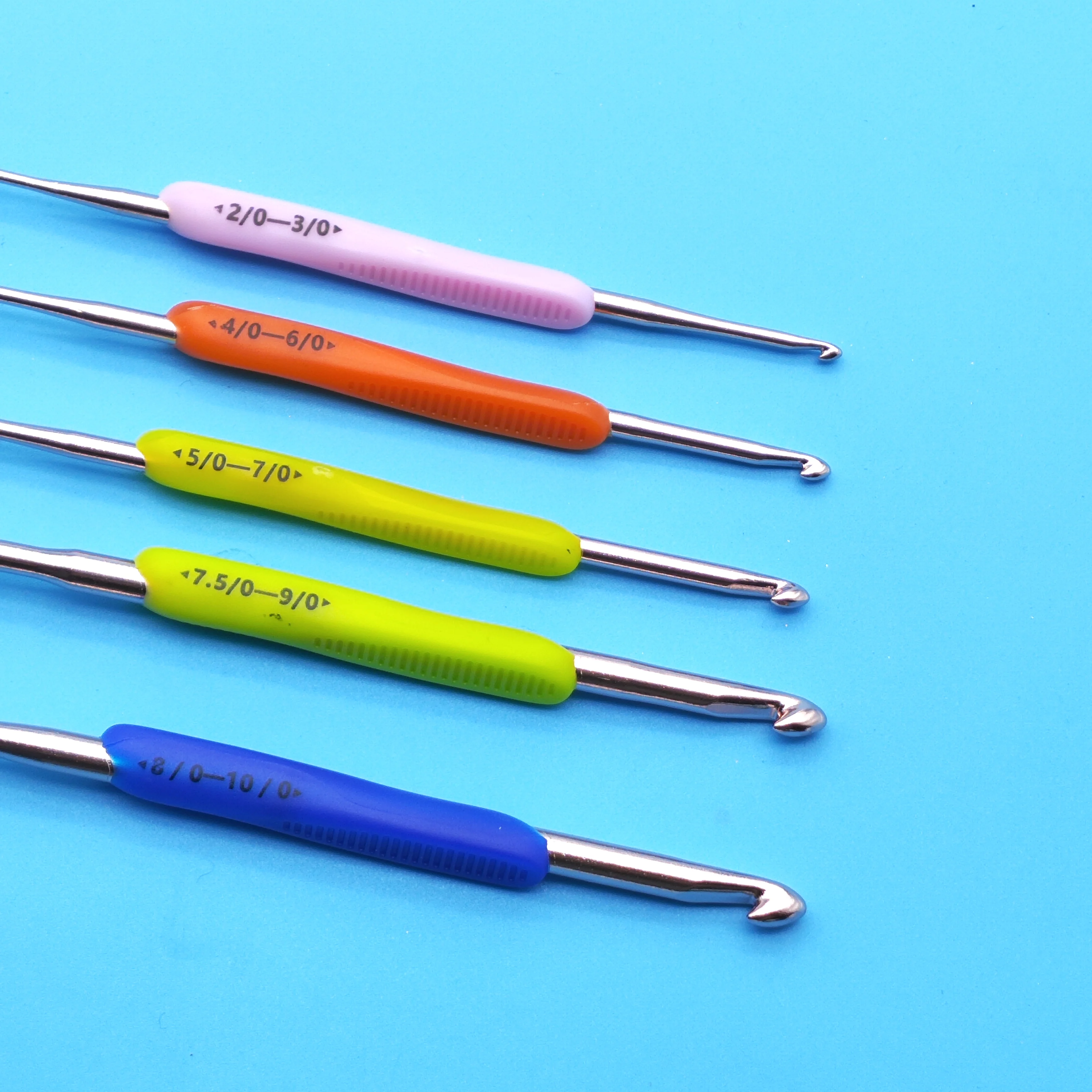 Double head Crochet Hooks Set Knitting Needles Set Stainless Steel Crochet Sewing Needles Tool