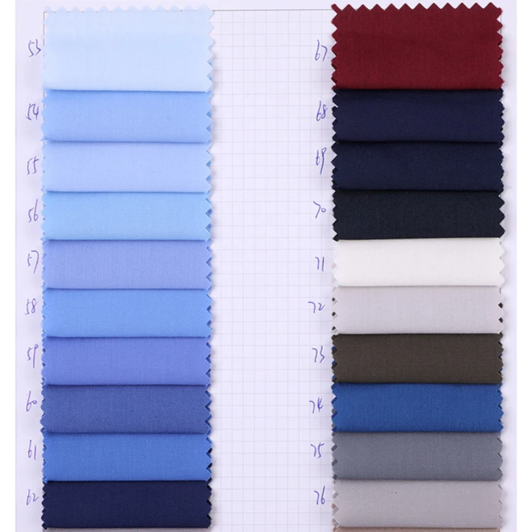 Индивидуальный Гладкий тканый текстиль поплин материалы полиэстер хлопчатобумажная