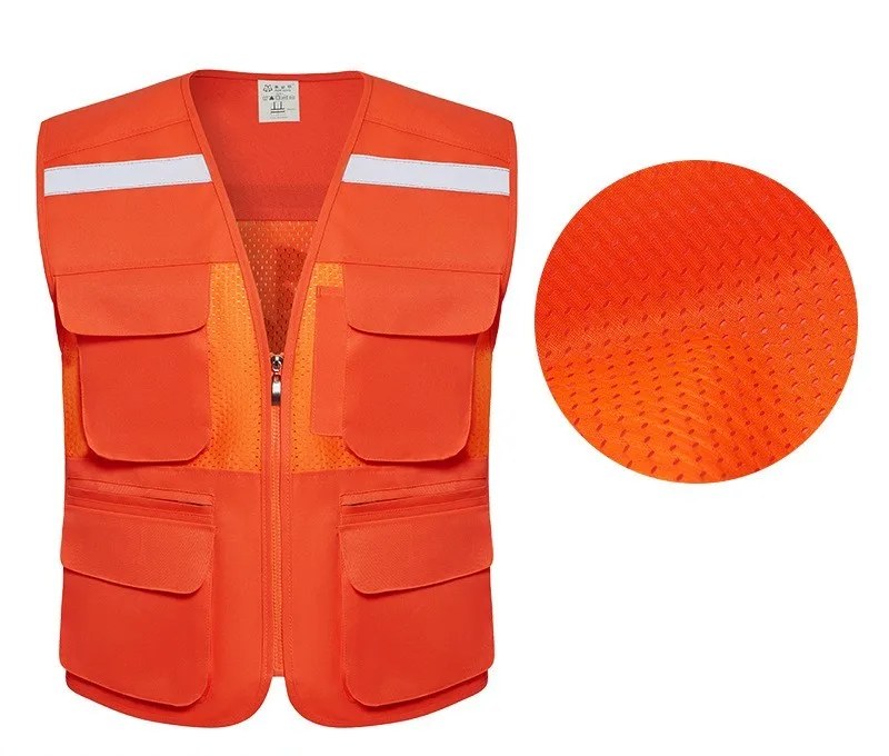 Jinteng Custom Made High Visibility Medical Safety First Aid Paramedics Safety Worker Vests Your own logo Comfortable Work Vest
