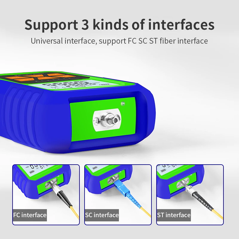 OEM Portable Network optical fiber cable tester High-precision 9 wavelengths G5 mini deviser optical power meter