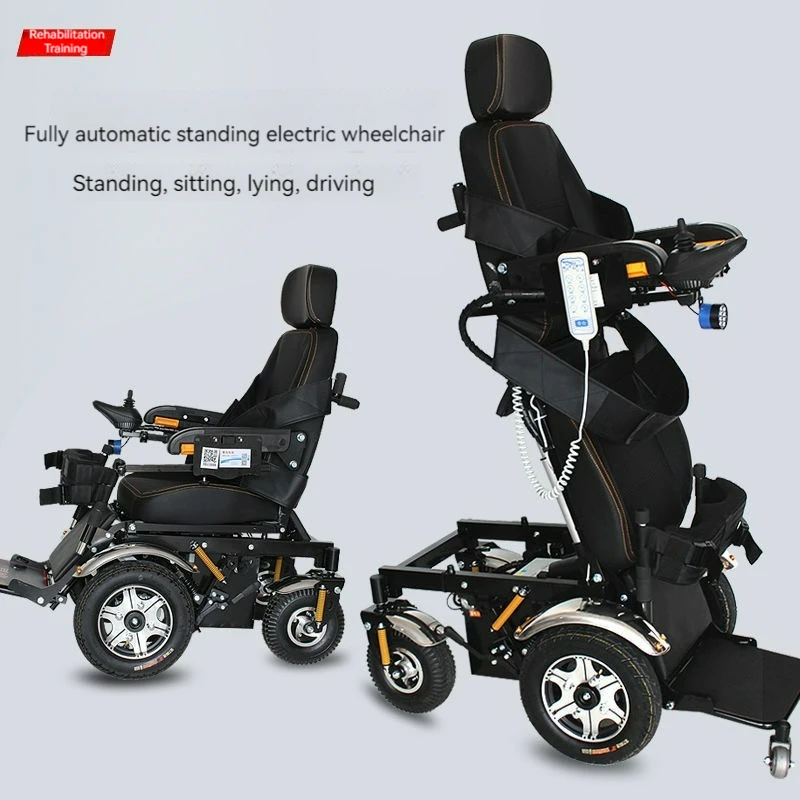 Wholesale Recline Wheelchair Standing Wheelchair 180 Recliner Power Electric Standing Up Wheelchair For Disabled