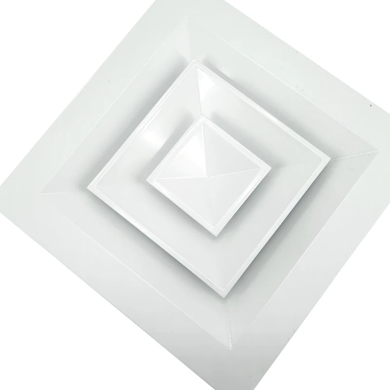 Hvac Ventilation Square Tandem Diffuser Fanshun Ceiling Wall Aluminium Grille Louver 150X200 China Manufacturer Wholesale Oem