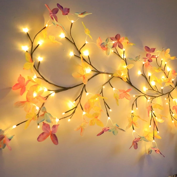 Kanlong DIY shape LED cane simulation branch flexible light home decor room decoration lights wall layout butterfly led light