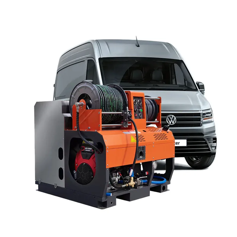 AMJET 4350psi 37hp energy saving innovative automated high pressure cleaner water jet cleaning machine