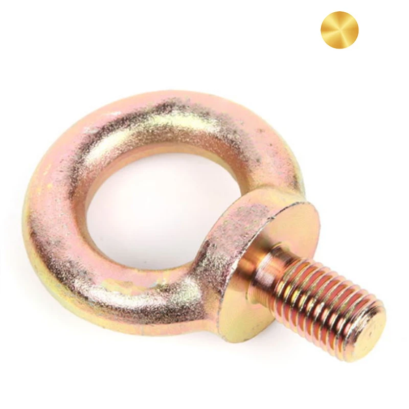 Steel zinc plated Eye Bolt A2 Marine Lifting Eye Screws Ring Loop Hole For Eyebolt Cable Rope M3 M4 M5 M6 M8 M10 M12 M14