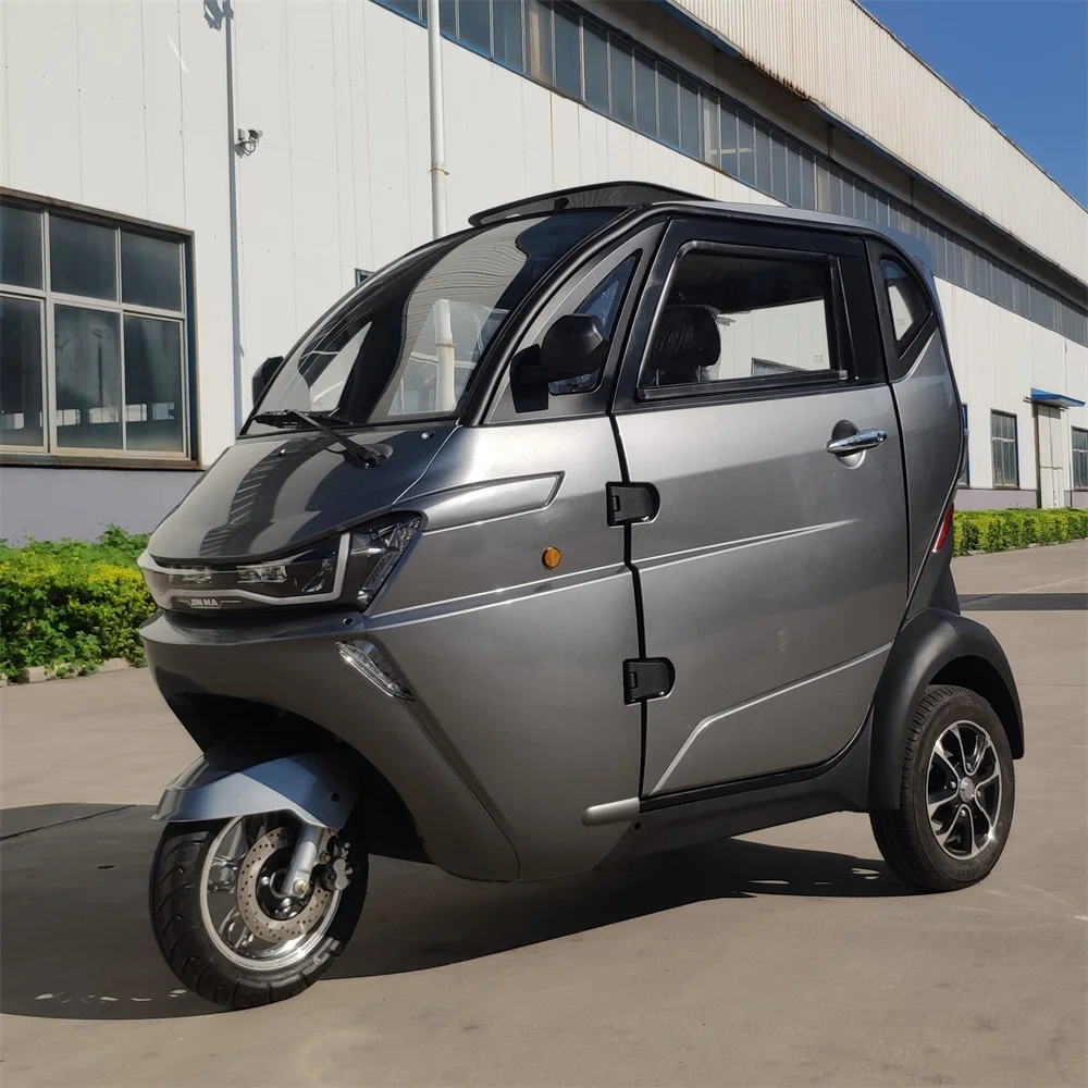 Two Seat Enclosed Covered Passenger Adult Tricycle
