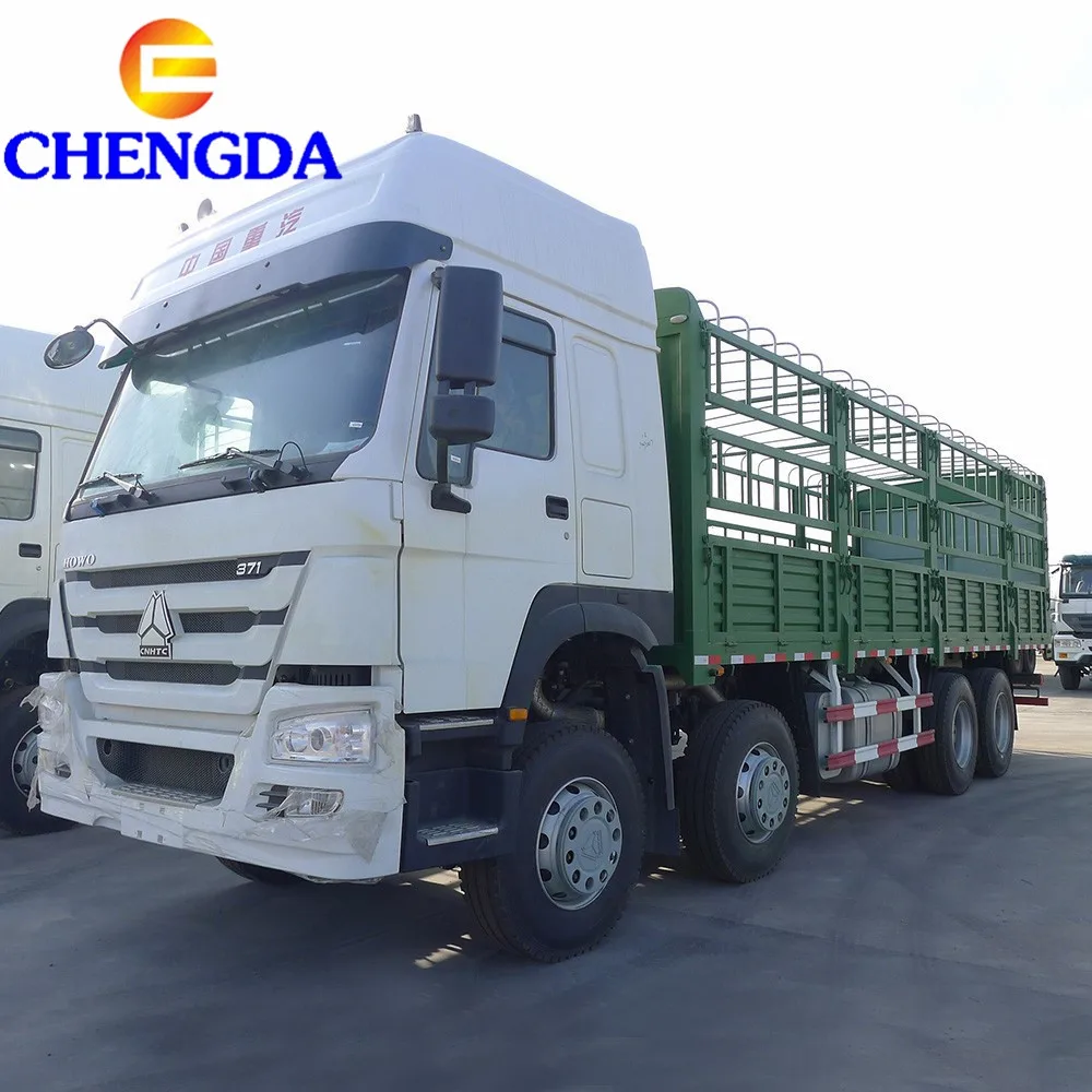 Горячая продажа Sinotruk 371hp Китай тяжелый автомобиль HOWO 8X4 12 трицикл Грузовой Прицеп с плоской платформой для