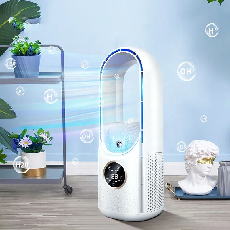 Air Cooler Dormitory Humidification Smart Table Fans Office Desktop Usb Timing Air Conditioner Fan