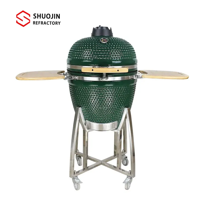 Kamado Grill Ceramic Cookware Smoked Egg Grill Outdoor Smoked Charcoal BBQ Grill