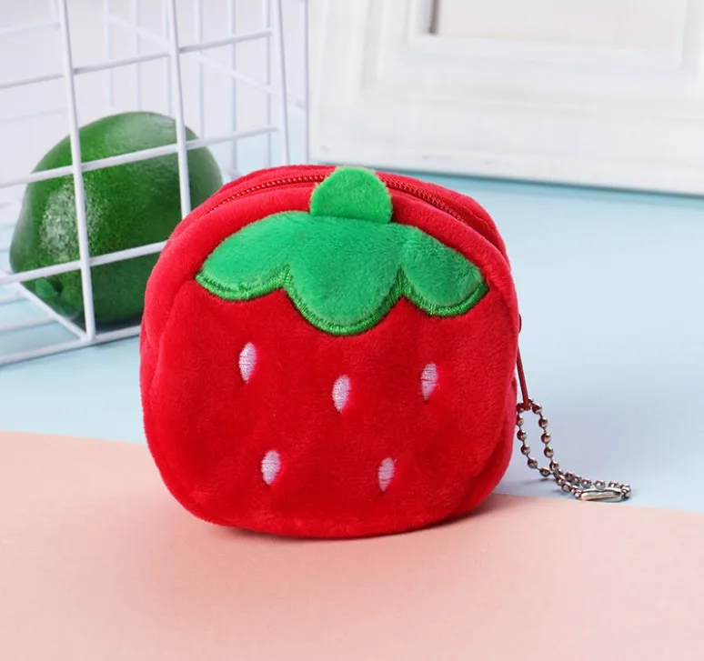
Wholesale low MOQ cute plush coin purse Tote Bag for child kawaii Animals coin bag 
