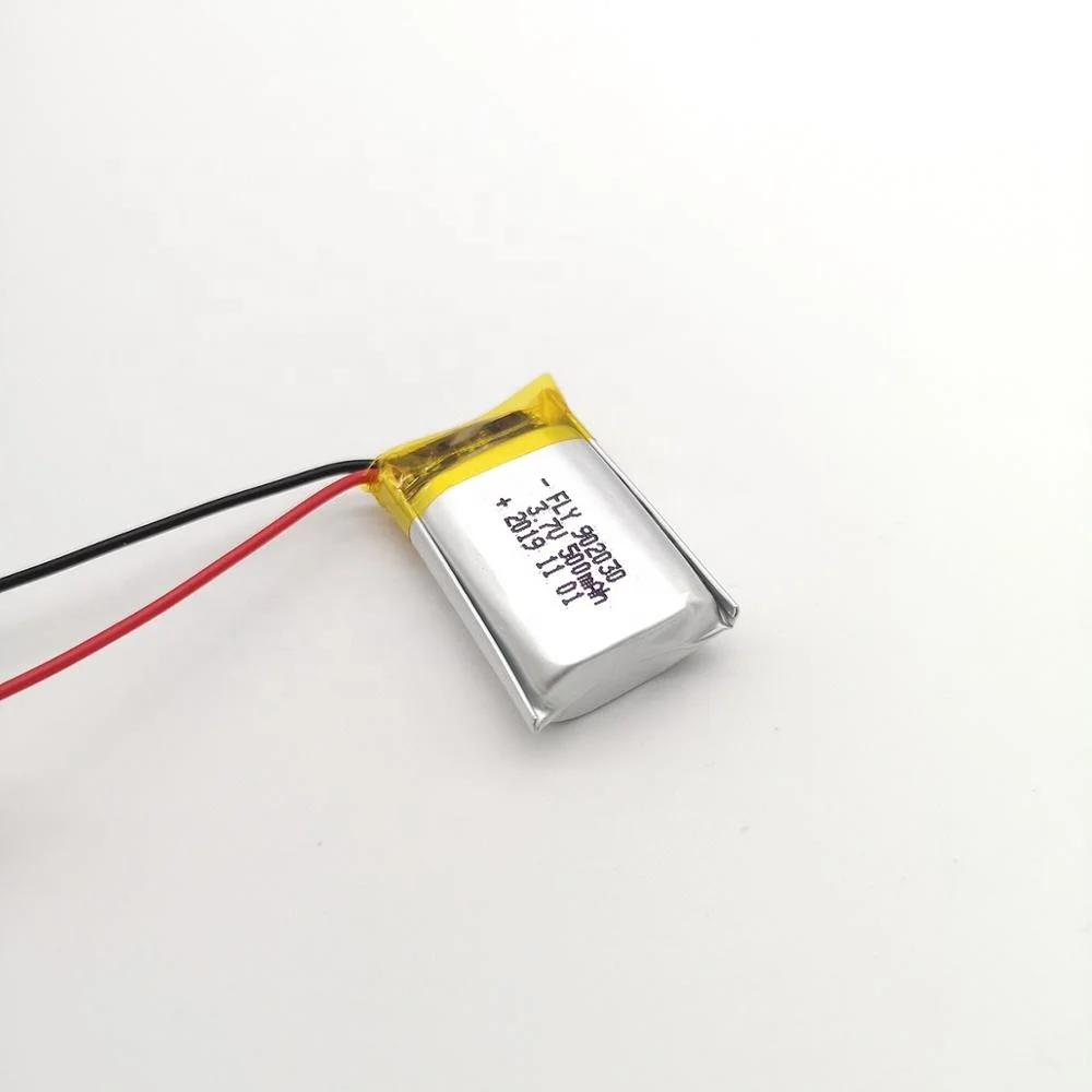 
Rechargeable 3.7v Lithium ion Lipo battery 902030 500mAh for VR Grasses with KC certificate 