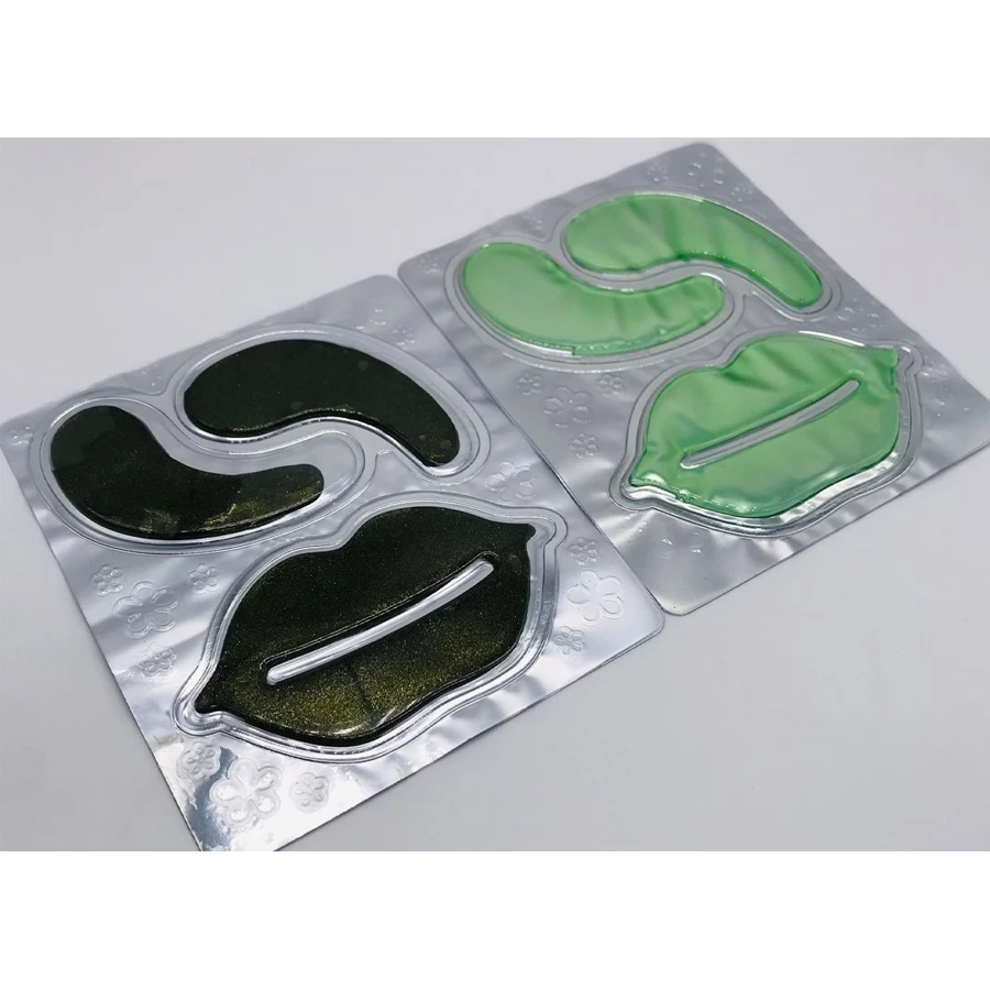 customized deep moisturizing collagen lips and eyes mask pads crystal gel mask for anti aging