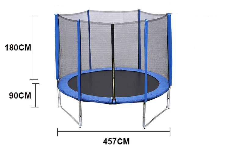 FUNJUMP Professional Trampoline for Adult Amusement Park Indoor Outdoor Playground,trampoline Leisure,with Protective Net