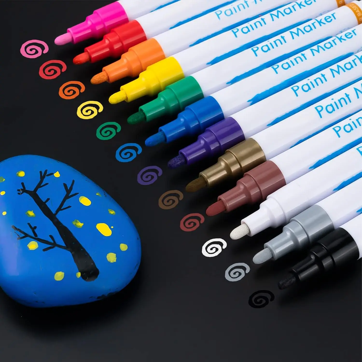 60 Colors Water Based Brush Markers, Dual Tips Drawing Brush Fineliner Color Pens for Coloring Book Bullet Art Supply Gift