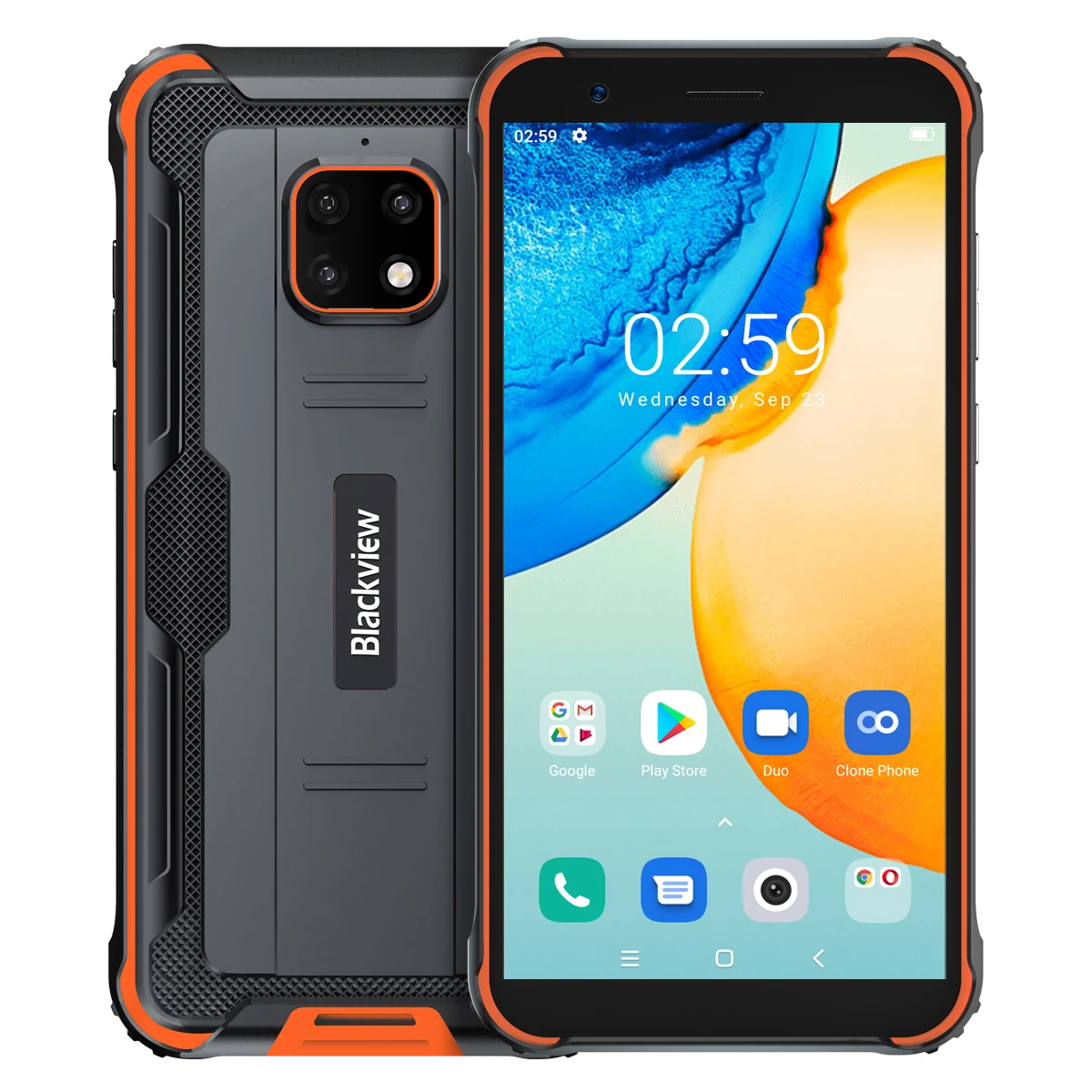 Blackview BV4900 Pro IP68 Rugged Smartphone 4GB 64GB Octa Core Android 10 Waterproof Mobile Phone 5580mAh NFC Cellphones