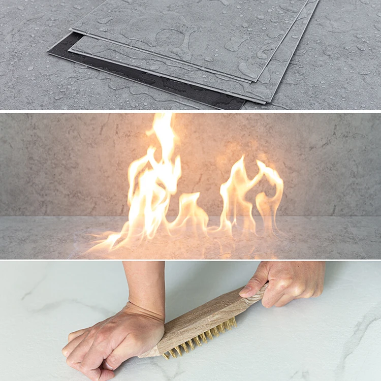 click lock interlocking vinyl planks spc vinyl flooring marble