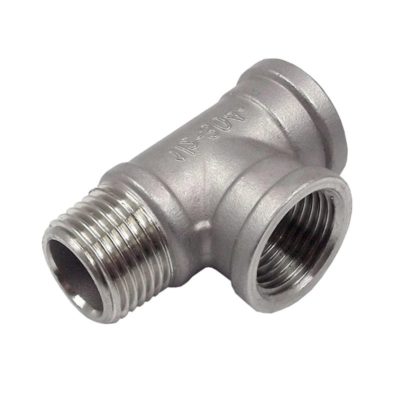 304 stainless steel tee Chinese manufacturers wholesale plumbing fittings