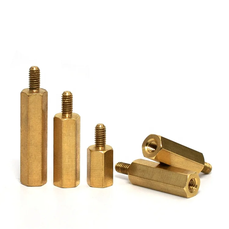 Double head male and female thread pcb hex standoff screw board rack hardware quick snap threaded spacer M2 M2.5 M3 M4 15mm 25mm