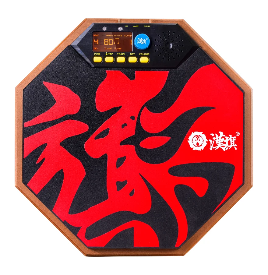 digital training drum pads with metronome LED display
