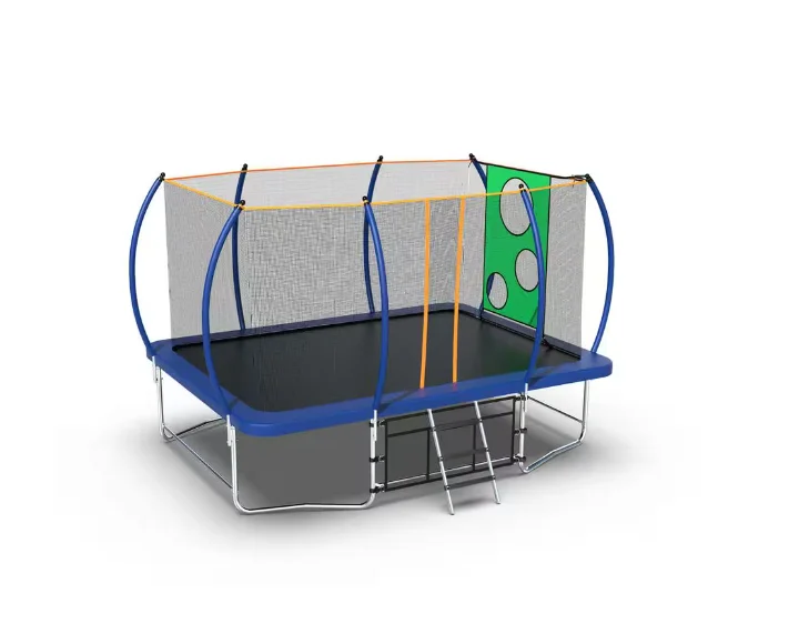 rent a square trampoline kids and adult park rectangle trampolin exterieur bungee cama elastica trampoline usa price cheap