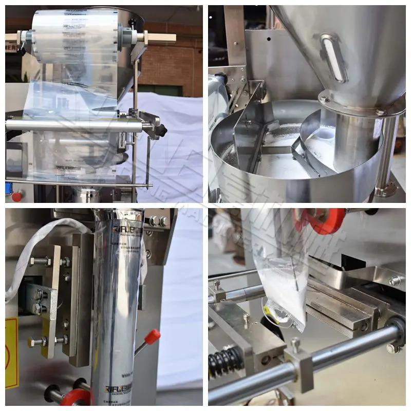 Automatic silica gel granule packing machine