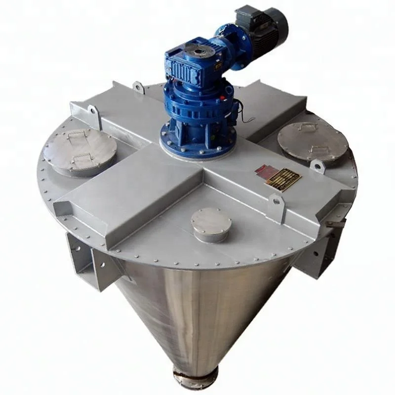 High Precise Manufacture Conical Screw Mixer DSH Twin Screw Nauta Mixer Cheap Popular Double Screw Mixer