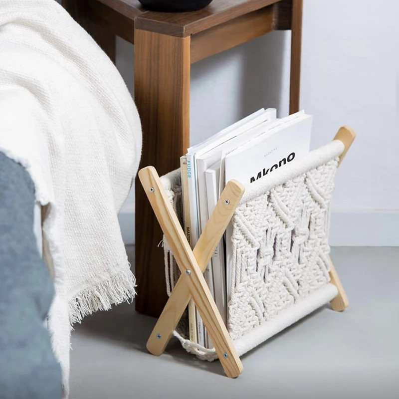 Креативные вешалки для магазинов макраме ручной работы/складная вешалка Boho Decor внутреннее