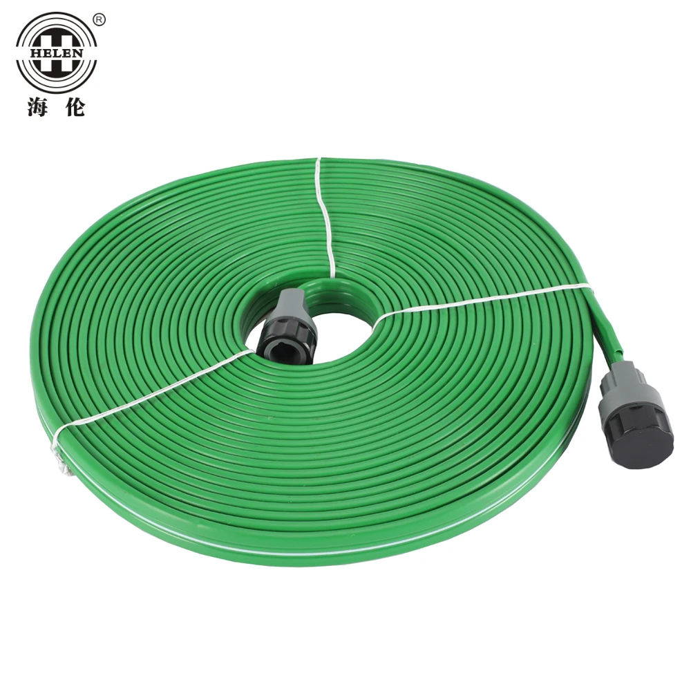 Low price per meter 3-channel reinforced pvc irrigation soaker pipe
