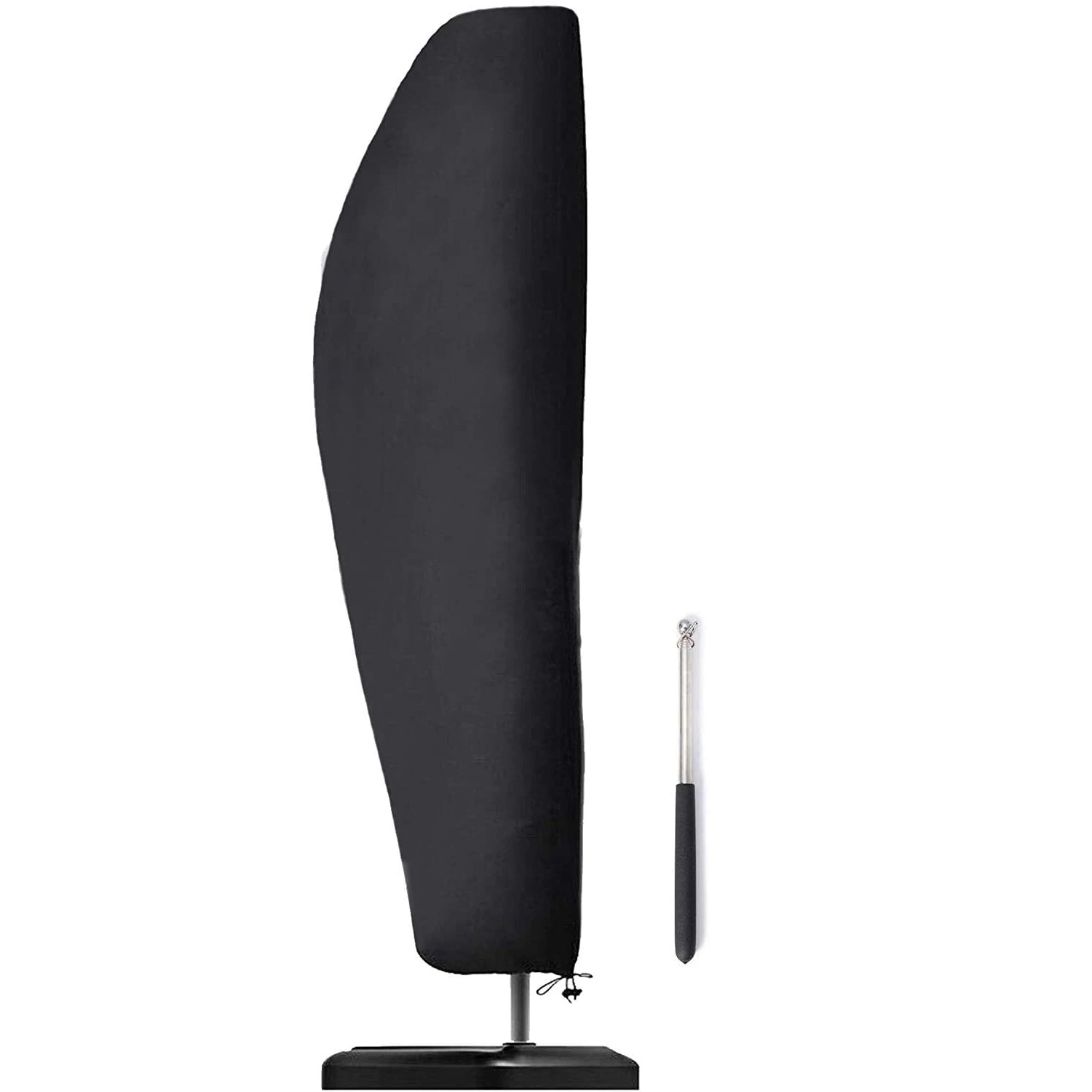 Большая крышка зонтика в стиле банана для внутреннего дворика, защита от пыли и влаги для сада, крышка для зонтика с консолью, наружный чехол для зонта