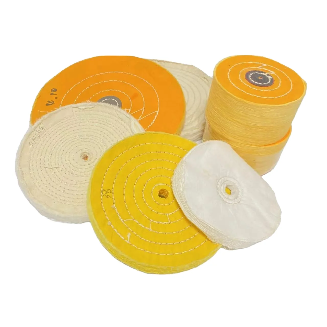 Yellow Custom Polishing Wheel Metal Polishing