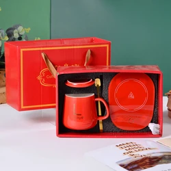 Customized Ceramic Black Mugs Heater Gift Accessories Creative Wedding Box Logo Tea Coffee Ceramic Mug