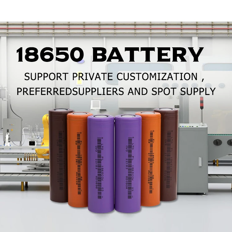 Ukraine Hot Sale 18650 LTO Lithium Batteries 2.4V 1500Mah 3.7V 2200Mah Li-ion Rechargeable Cells