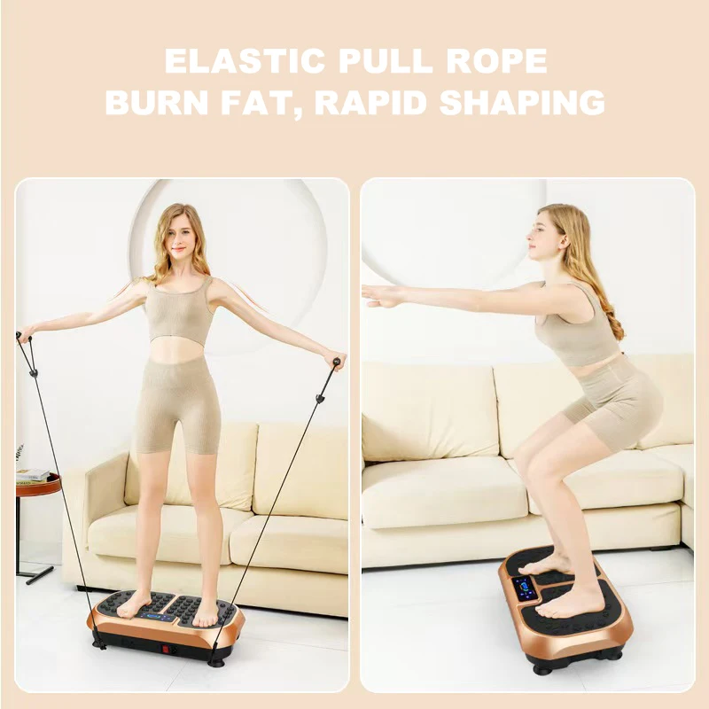 Vibration Plate Fitness Platform Shaker Workout Power Waver Vibrate Stand Shake Board Sport Gym for Weight Loss