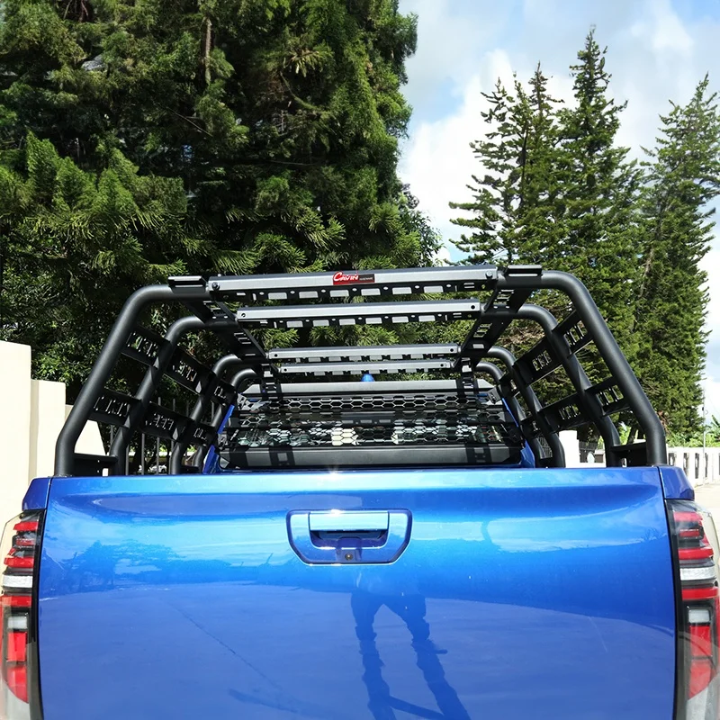 High Quality Custom Wholesale Adjustable Multifunctional Pick Up Cargo Rack Tub Rack For 4x4 Accessory Truck Chevy Silverado